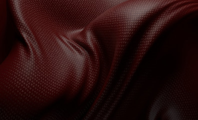 3d render of deformed surface with detailed texture on it.