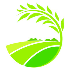 agriculture and firm modern logo design