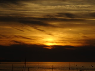 Fototapeta premium Ciel enflammé