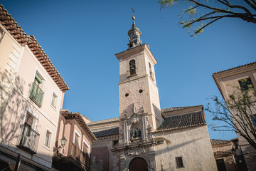 architectural detail of the church of Saints Justo and Pastor in toledo, spain