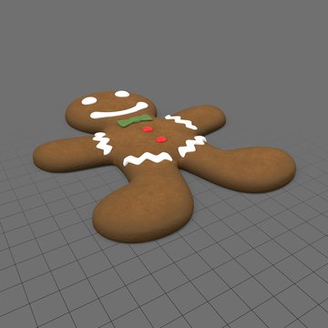 Gingerbread man cookie