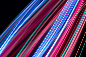 Neon Light Pattern Light Painting