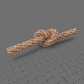 Rope With Tied Knot