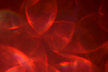 Red glowing defocused abstract background  with copy space