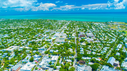 Aerial view of Island Key West . Florida. USA.