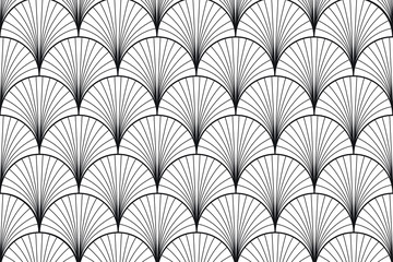 Art deco style - vintage geometric pattern background. Vector illustration.