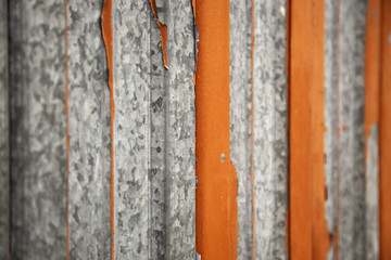 Spoiled and dirty metallic background