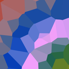 Classic Blue Abstract trianglify Generative Art background illustration