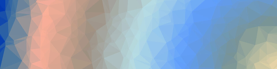 Classic Blue Abstract trianglify Generative Art background illustration