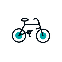 Fototapeta premium Isolated bike icon vector design