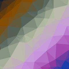 Classic Blue Abstract trianglify Generative Art background illustration