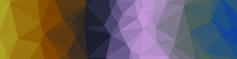 Classic Blue Abstract trianglify Generative Art background illustration