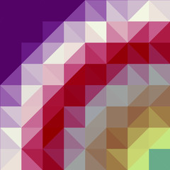 Obraz premium Classic Blue Abstract trianglify Generative Art background illustration