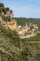  La Roque-Gageac scenic village on the Dordogne river, France