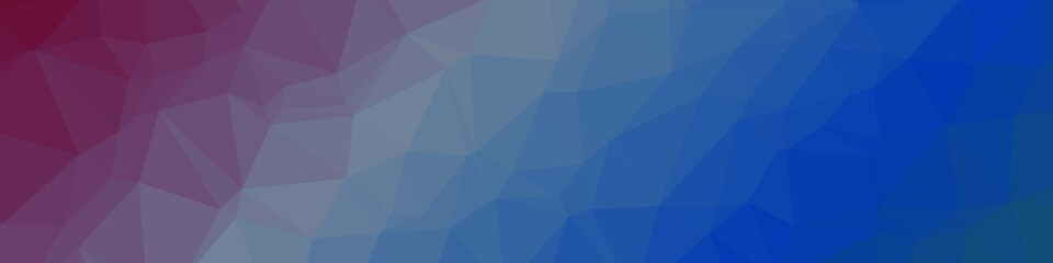Obraz premium Classic Blue Abstract trianglify Generative Art background illustration