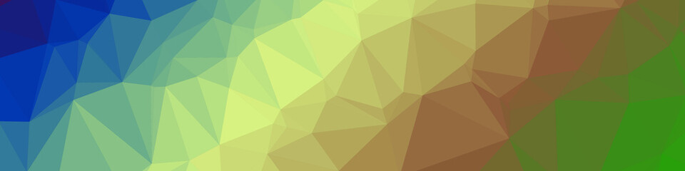 Classic Blue Abstract trianglify Generative Art background illustration