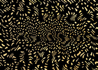 colorful geometric wave fabric pattern