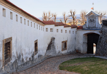 Architecture of entrance gate in Ptuj Castle in Slovenia