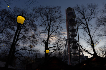 Atardecer en la feria