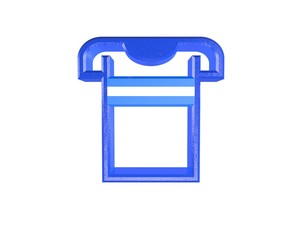 3d illustration of T-shirt, from scotland soccer