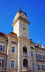 Fototapeta na wymiar Town Hall in town Leibnitz in Austria