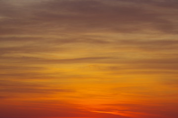 Fototapeta na wymiar Colorful sunset in the sky