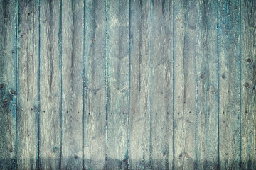 Fototapeta na wymiar Wooden boards nailed. Empty background with wood texture, for website or layout. Toned Photo Old green fence.