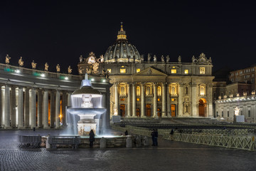 Fototapeta na wymiar Saint Peter square in Rome