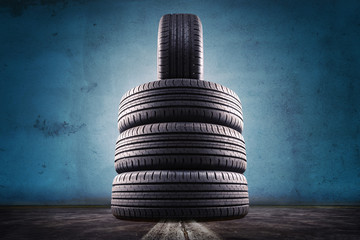 close up of four tires © frank peters