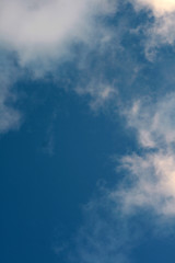  clouds in the blue sky