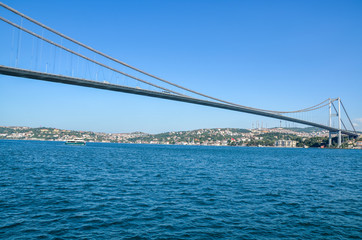 Istanbul Bosphorus Fatih Sultan Mehmet Bridge 