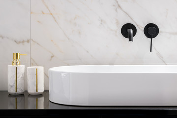 Elegant bathroom washbasin