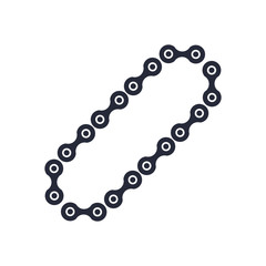 car chain assembly piece flat icon
