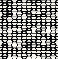 Naklejka premium Unique geometric background pattern print design.