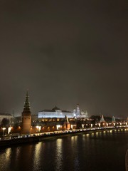 peter and paul fortress at night