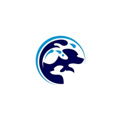 Dog Animal Pet Logo Vector Illustrator