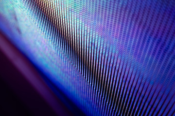 CloseUp LED blurred screen. LED soft focus background. abstract background ideal for design.