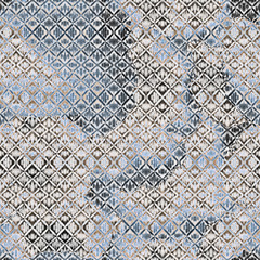 Geometry repeat pattern with texture background - 309286588