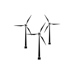 turbine icon  trendy flat design