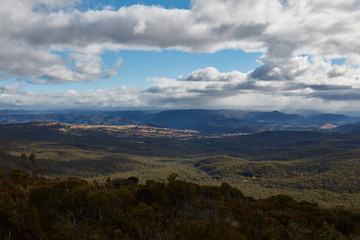 Fototapeta premium Images of Narrowneck Peninsula, The Blue Mountains National Park, Katoomba, NSW, Australia