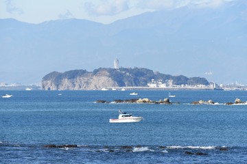 Famous Attractions in Japan / Hayama Coast, Enoshima and Mt. Fuji