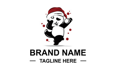 merry christmas card with santa claus