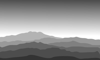 Mountain illustration vector
