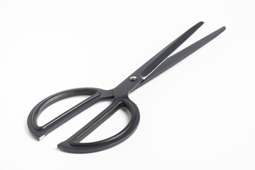 A Pair Of Black Retro Style Scissors