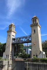 Fototapeta premium 運河の閘門