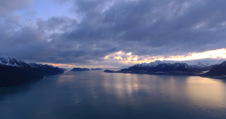 Beautiful winter skies over Alaska 