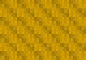 背景：市松模様 幾何学模様 幾何学 金箔 屏風 金 ゴールド テクスチャー モザイク ブロック