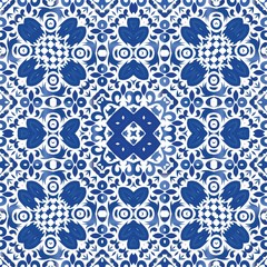 Traditional ornate portuguese azulejo.