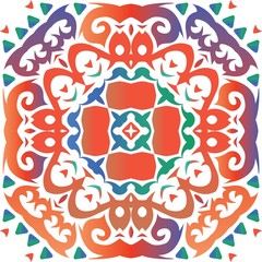 Traditional ornate mexican talavera.