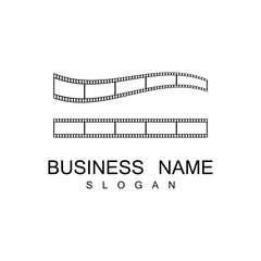 Fototapeta premium filmstrip Logo Template vector